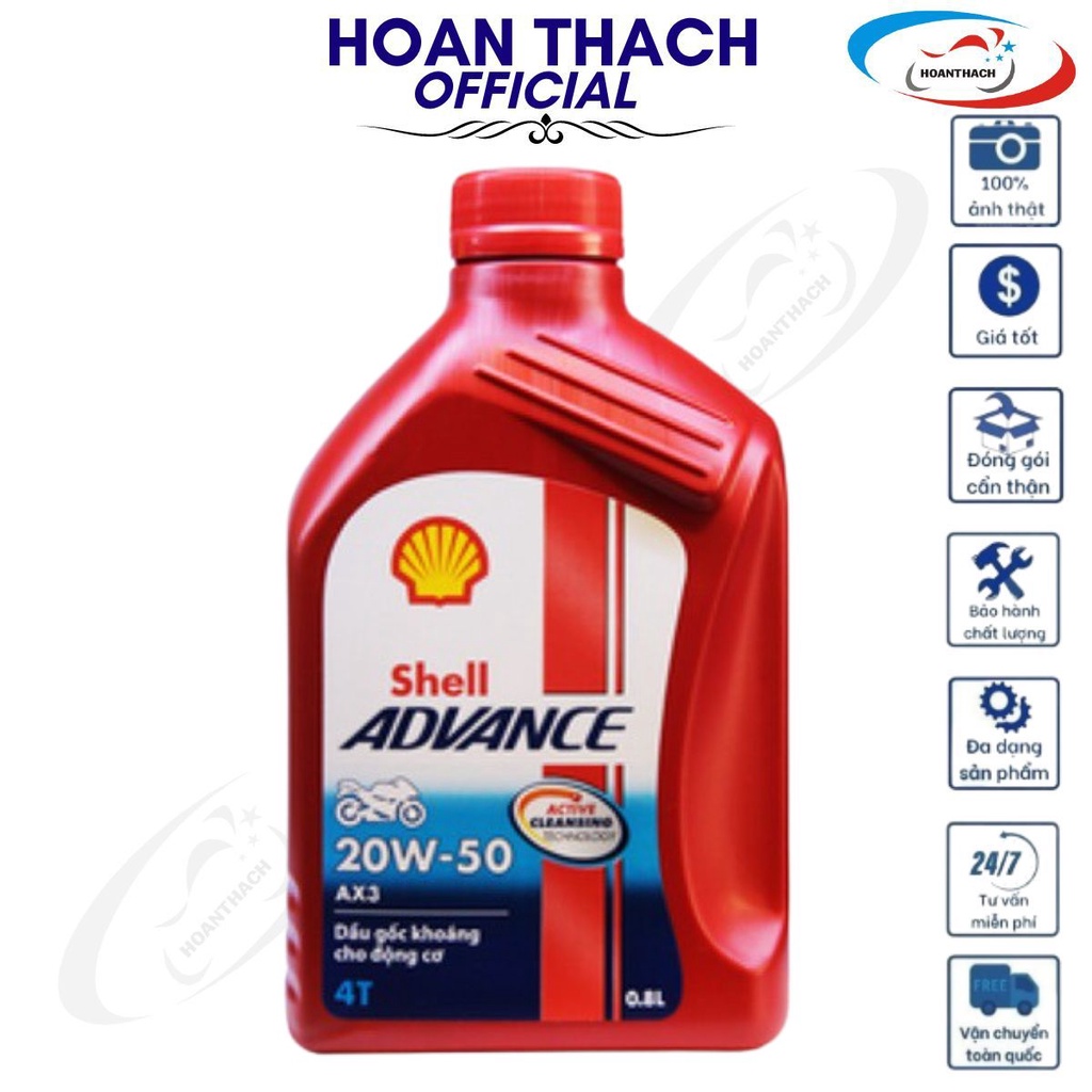 Nhớt Xe Số Advance Ax3 20W50 800Ml SP006931