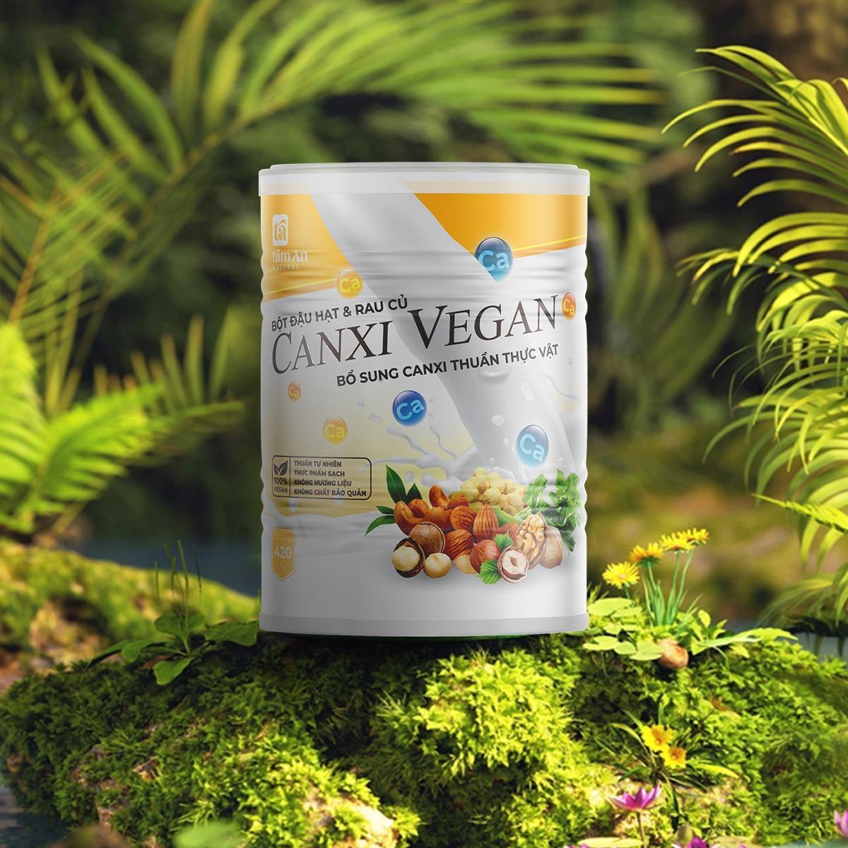 BỘT CANXI VEGAN BỔ SUNG CANXI DÀNH CHO NGƯỜI LOÃNG XƯƠNG (420g)