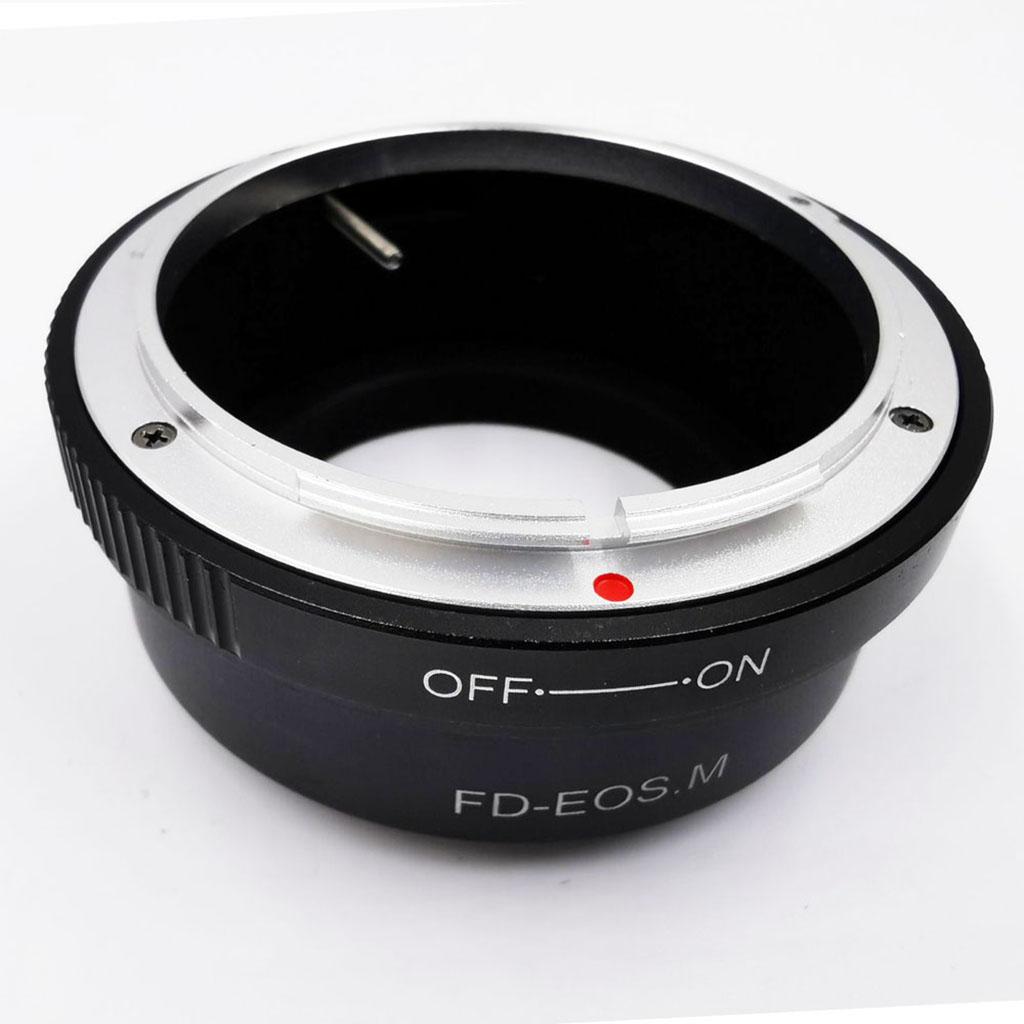 For FD Lens to for Canon EOS M EF-M Mirrorless Camera Adapter, fits for Canon M1, M2, M3 M10 Mirrorless Camera