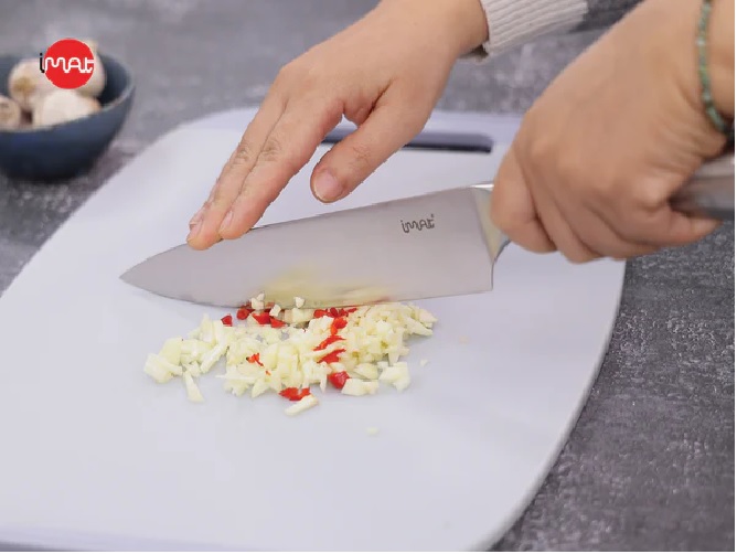 Dao Chef cán thép iMat