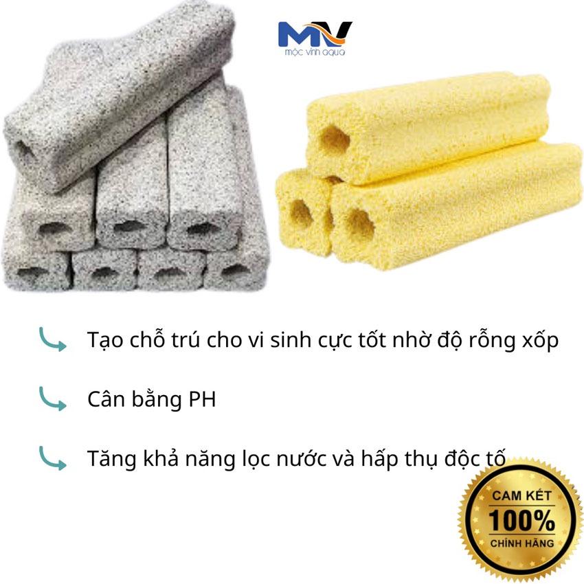 Sứ lọc, sứ thanh hoa mai lọc nước cho hồ cá