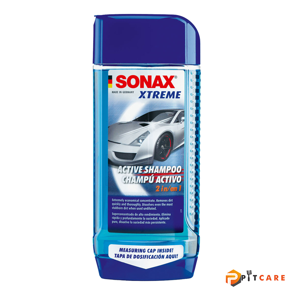 Nước Rửa Xe Đậm Đặc 2 trong 1 Sonax Xtreme Active Shampoo 214200 500ml