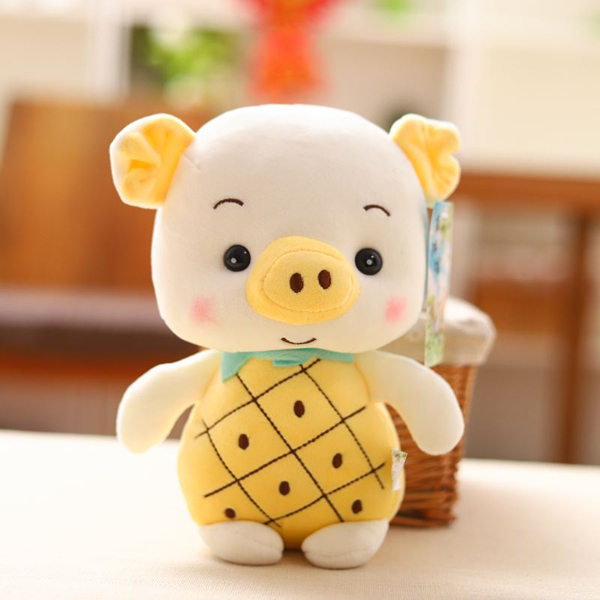 Gấu bông heo trái cây - trái thơm gb41