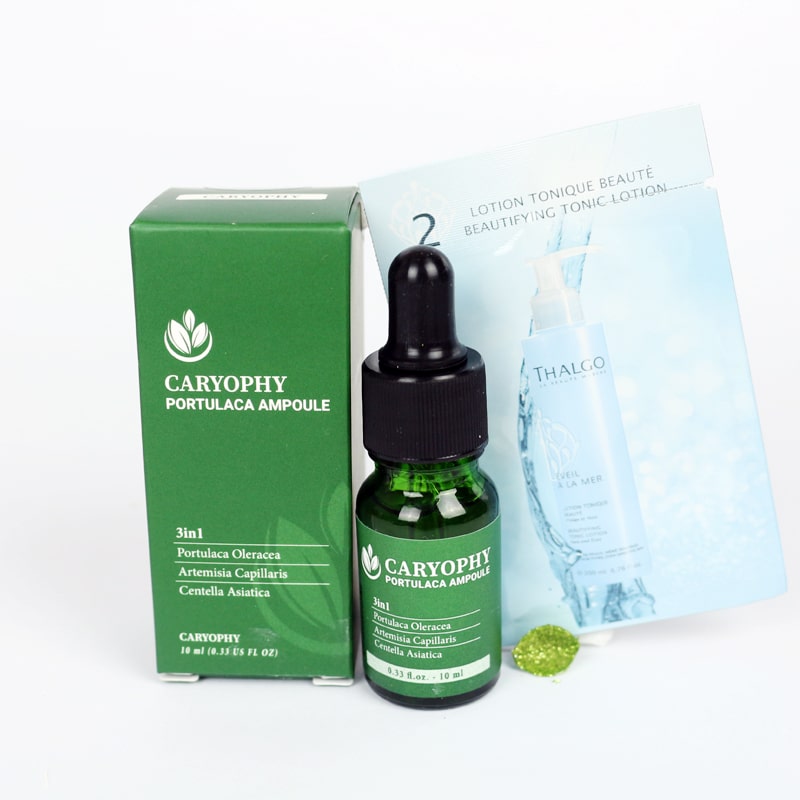 Serum hỗ trợ trị mụn, mờ thâm Caryophy 10ml + TẶNG Sữa rửa mặt Thalgo (5ml) và Toner Thalgo (3ml)