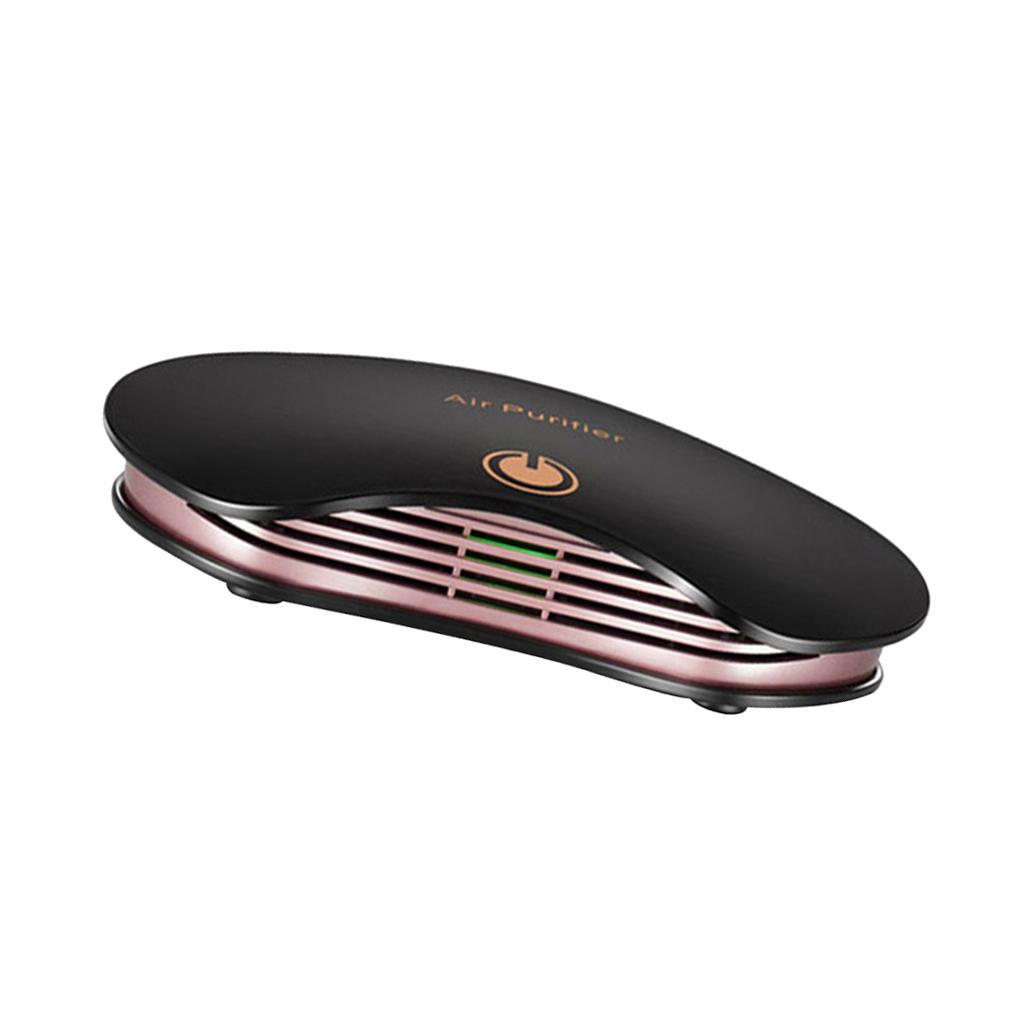 Black Car Air Purifier, Portable & Quiet Air Cleaner, Eliminates Dust, Smoke, Mold, Germs, Odor Cleaner, for Car