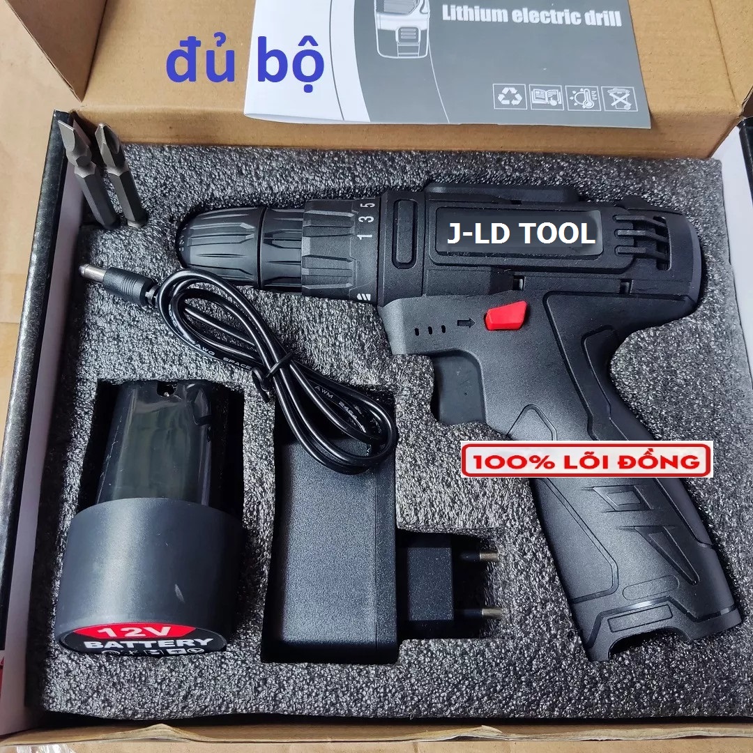 Máy khoan, bắt vít 12v 100% dây đồng