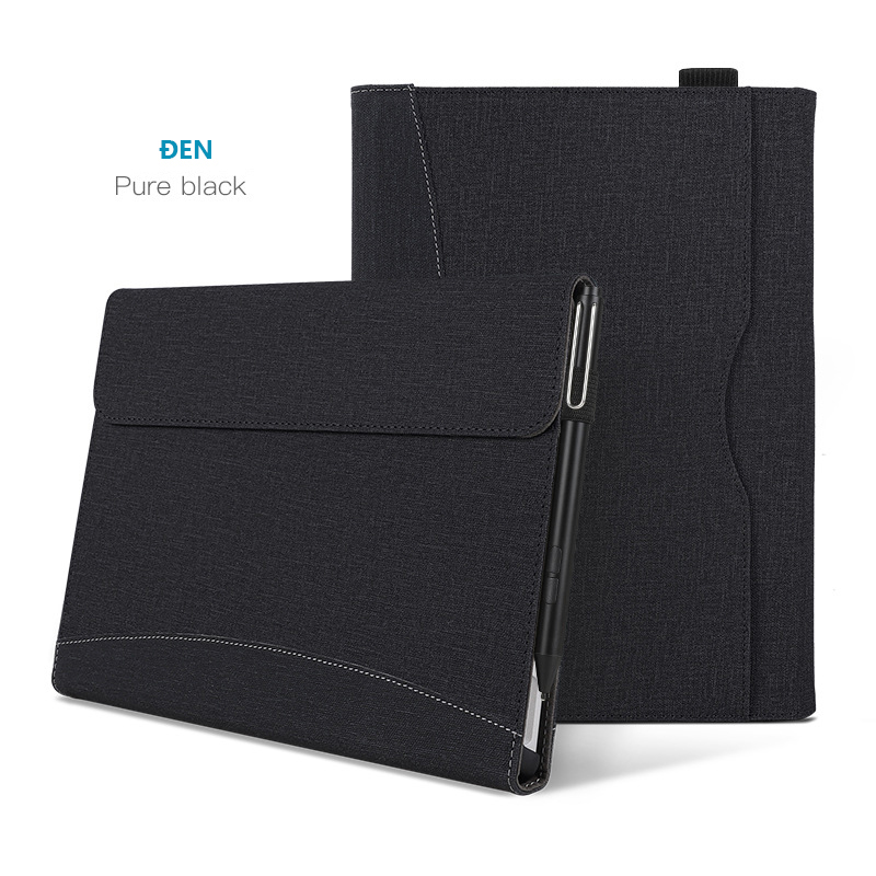 Bao Da dành cho Microsoft Surface Pro 8 Zaki Kẻ Sọc - Hàng Nhập Khẩu