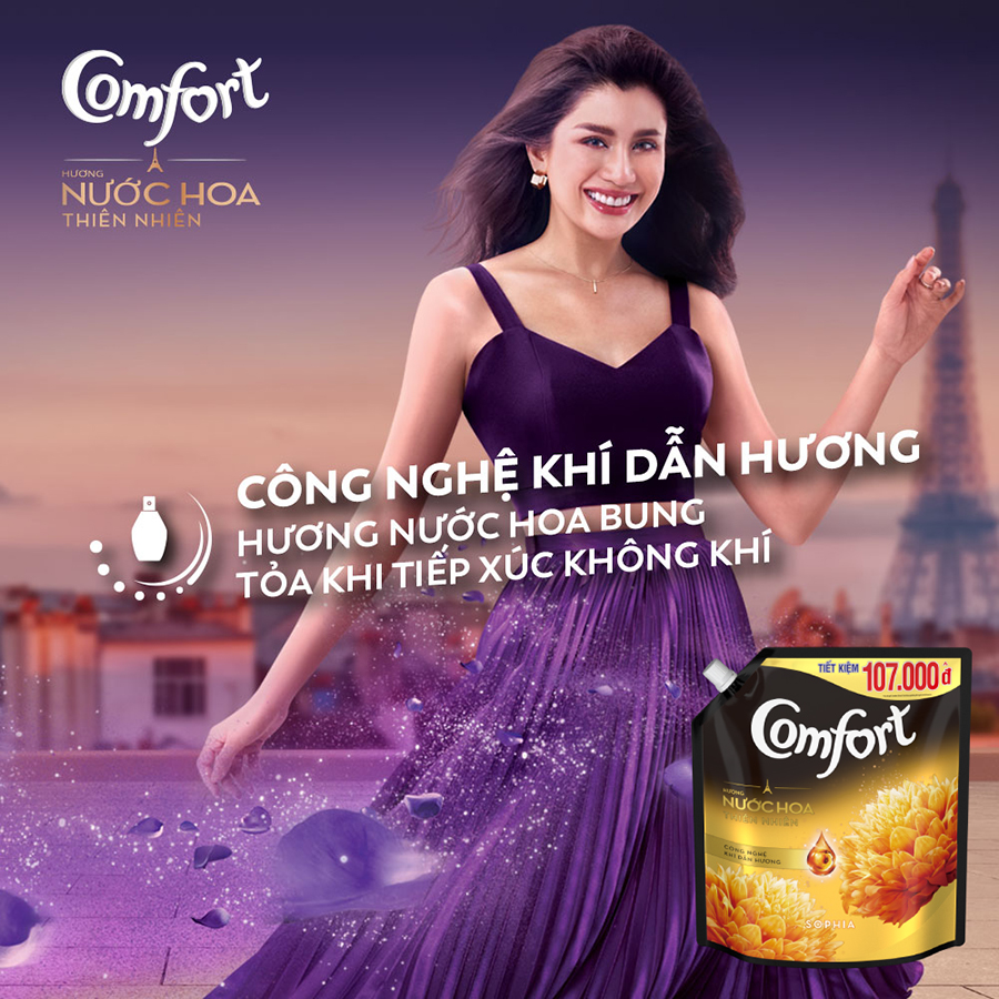 Nước Xả Comfort Nước Hoa Sophia 2.4L