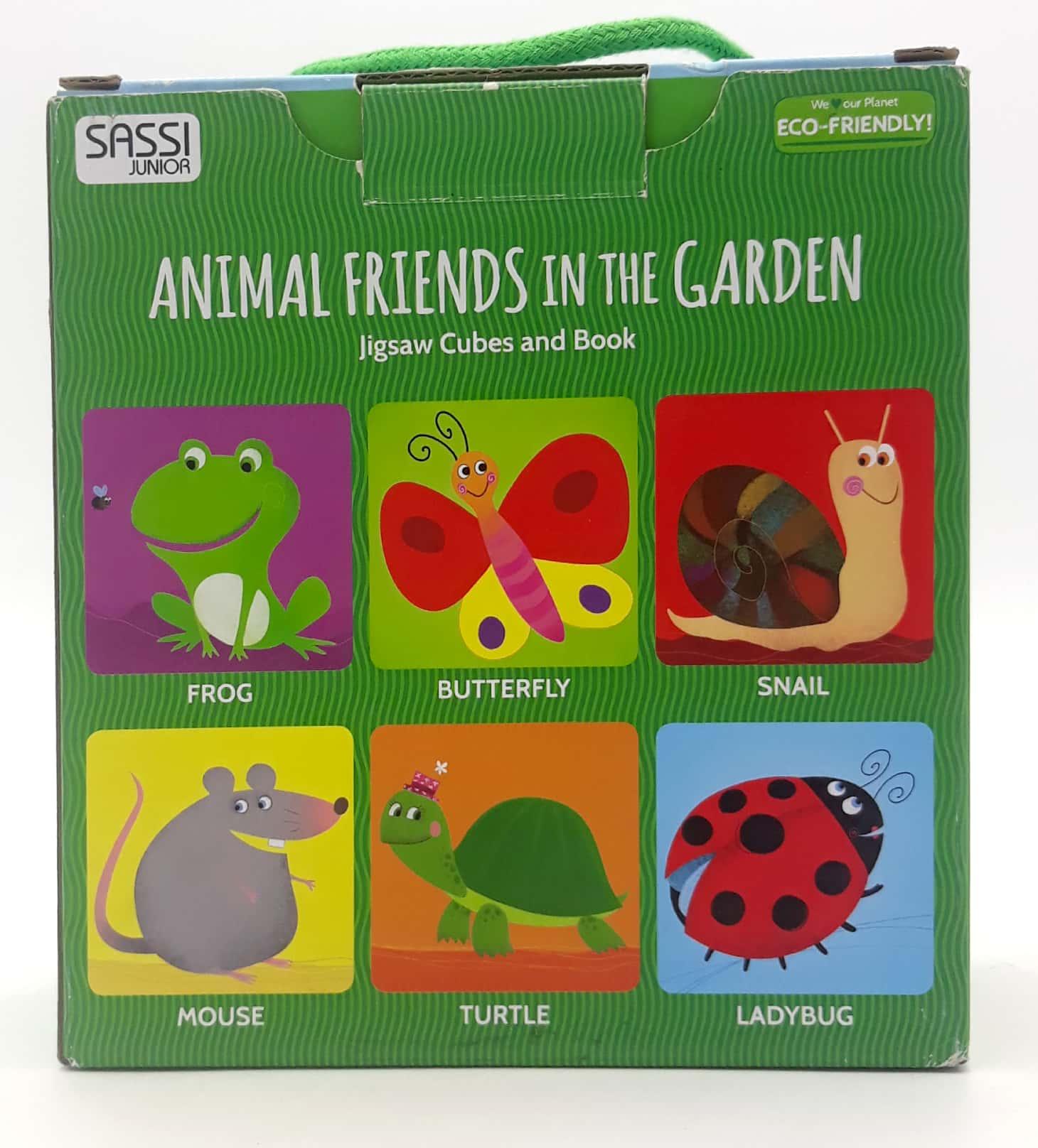 Animal Friends In The Garden (Jigsaw Cubes &amp; Book)