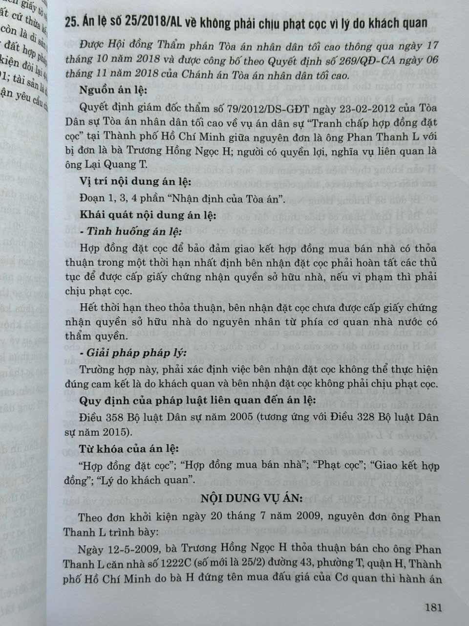 Sách Hệ Thống Án Lệ Việt Nam – Từ Án Lệ số 01 đến Án Lệ số 72 (V2481TP)