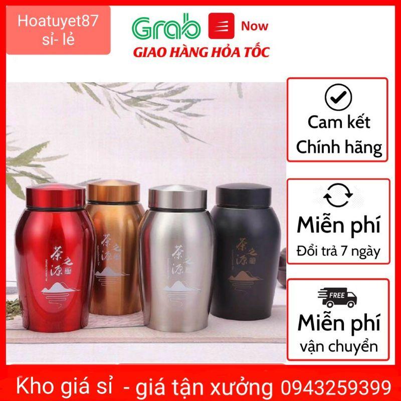Hộp đựng chè cao cấp inox 304 chống ẩm mốc, kín hơi