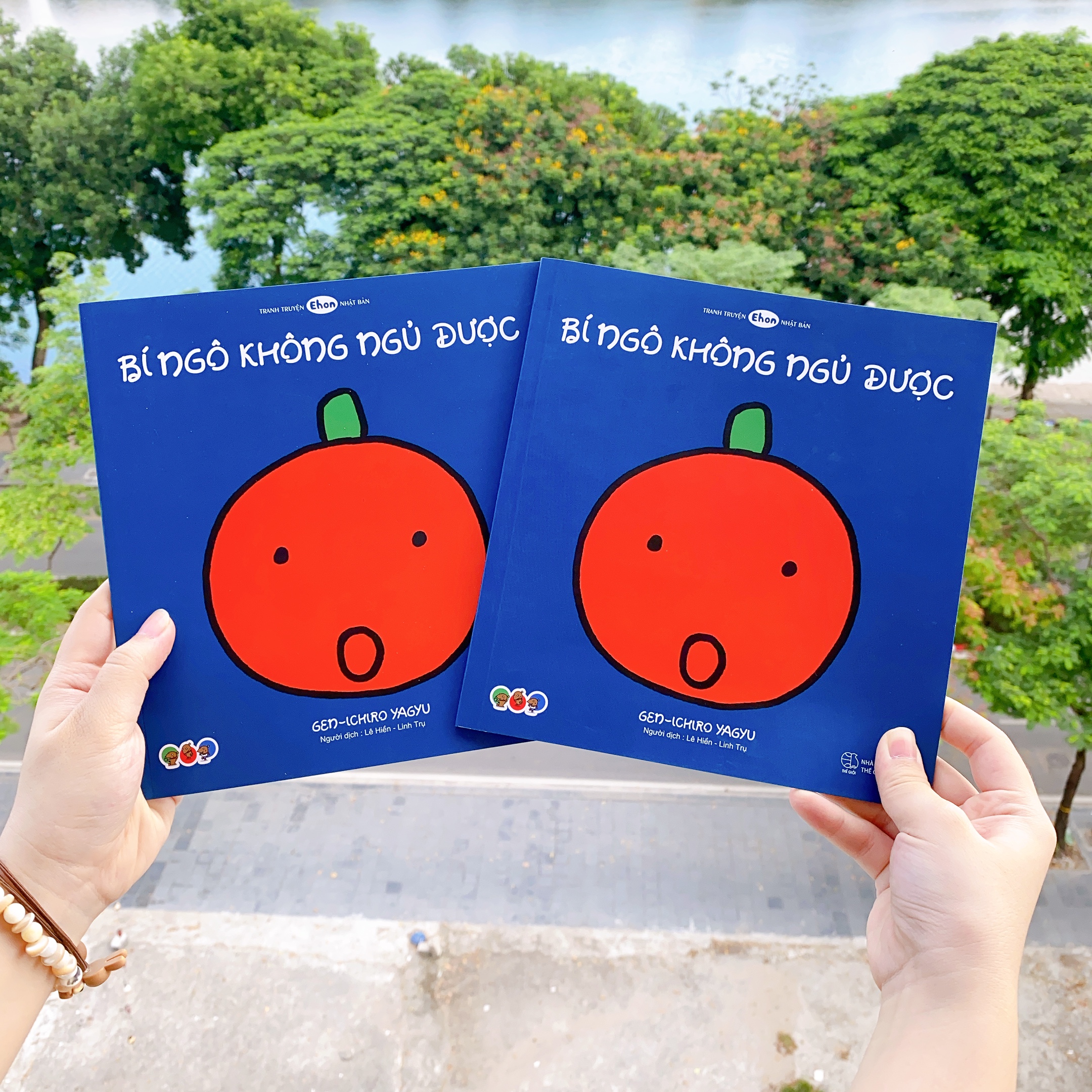 Sách Ehon cho bé 0 2 tuổi - Bí ngô không ngủ được