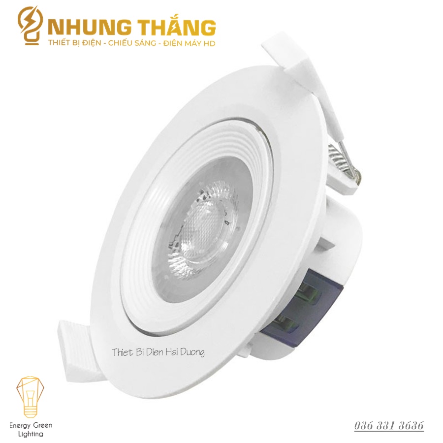 ĐÈN LED ÂM TRẦN DOWNLIGHT RẠNG ĐÔNG MODEL D AT02 XG 76/6.5W - THAY ĐỔI ĐƯỢC GÓC CHIẾU