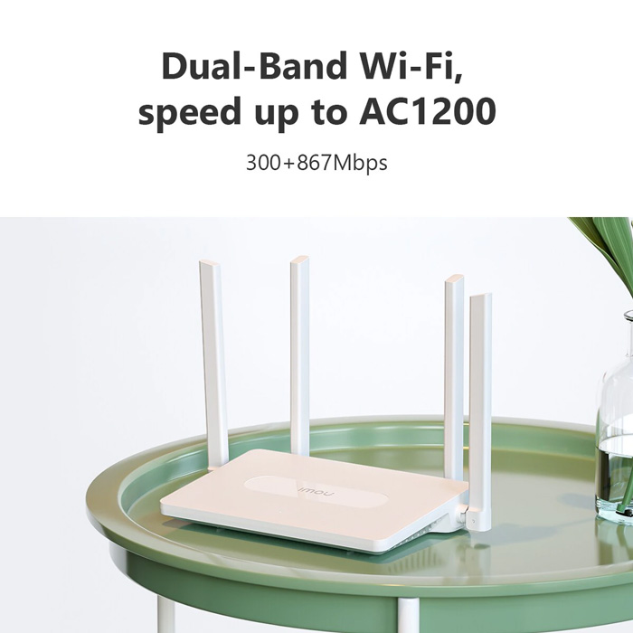 Thiết Bị Phát Sóng Wi-Fi 1200Mbps IMOU HR12F- Hàng chính hãng