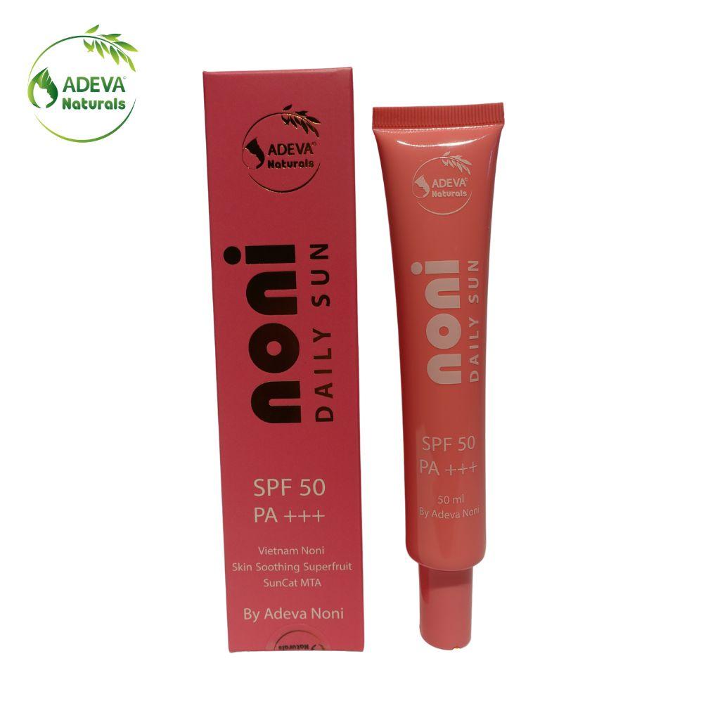 Kem Chống Nắng Dưỡng Da Trái Nhàu ADEVA NONI DAILY SUN Chống Nắng Dưỡng Da Thế Hệ Mới SPF 50, PA +++ 50ML