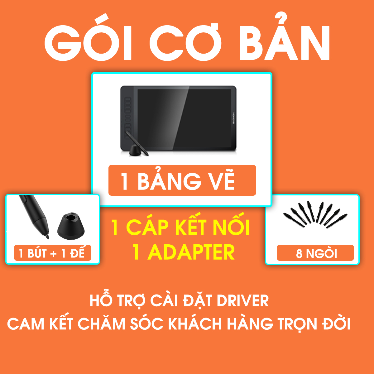 Bảng vẽ  điện tử có màn hình GAOMON GM 156 HD phiên bản 2020 - Công nghệ mới bút không sạc - Tấm nền IPS - Độ phân giải FullHD - Hàng nhập khẩu