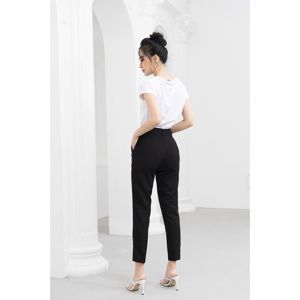 Quần Tây Nữ Công Sở LUPERI LFQD2102 Lưng Cạp Cao 4,5cm Khóa Sườn Chất Đũi Cao Cấp Không Nhăn Không Bai Xù