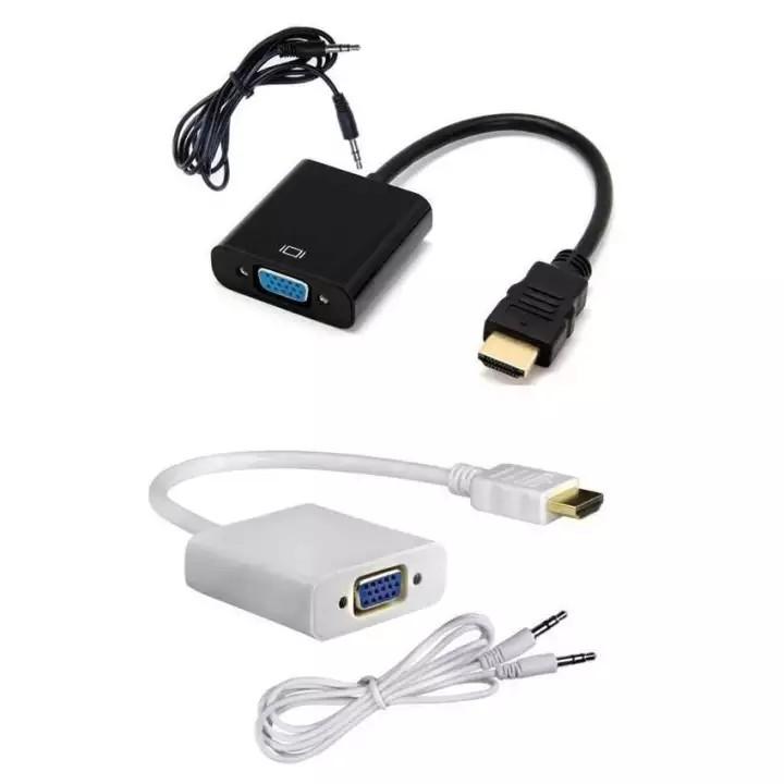 Cáp chuyển HDMI to VGA có Âm Thanh Full HD 1080P