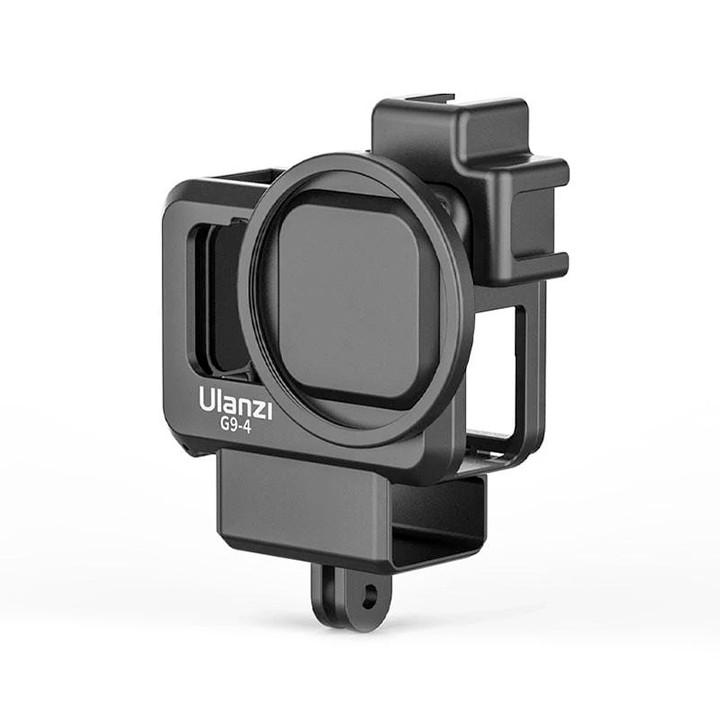 KHUNG CHO GOPRO 10 / GOPRO 9 ULANZI G9-4 CÓ KHE GẮN ADAPTER MIC LED - HÀNG CHÍNH HÃNG