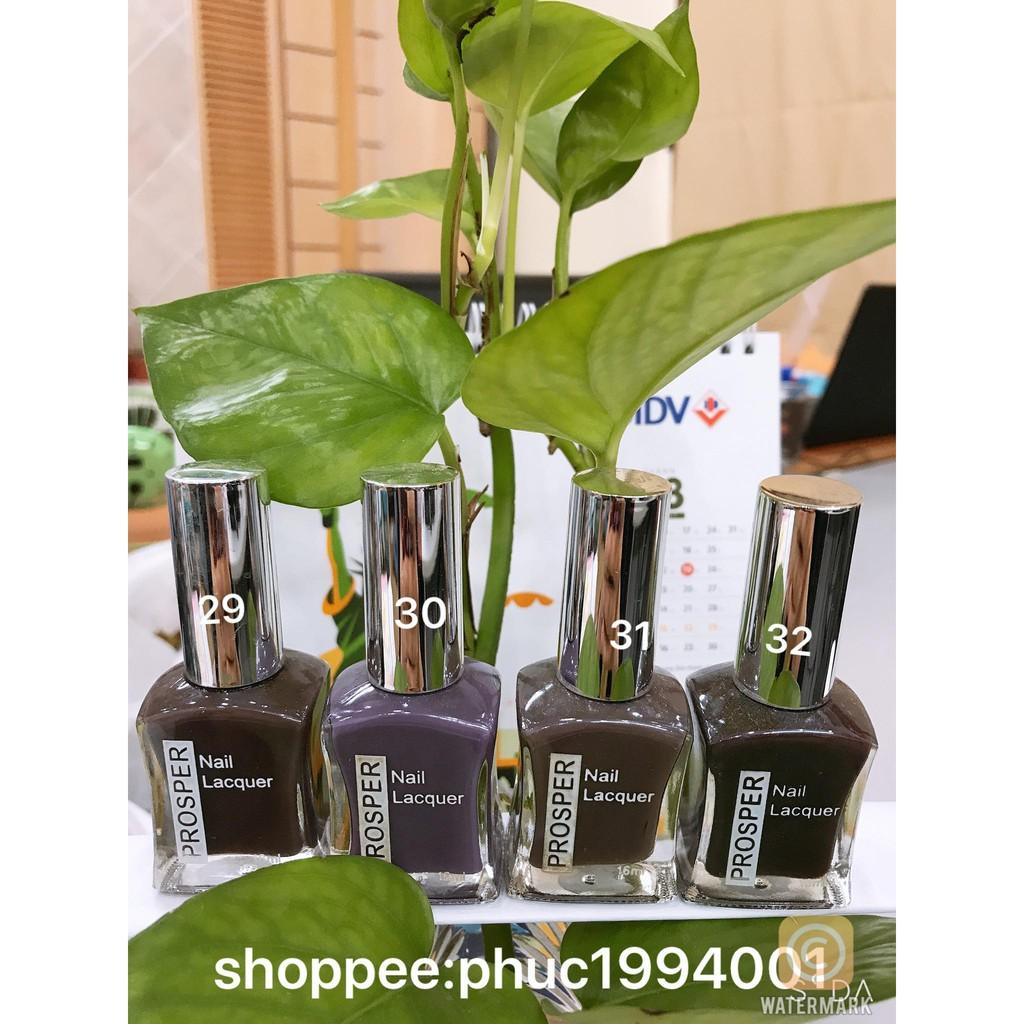 Sơn móng tay Prosper Silver 16ml (sơn thường)