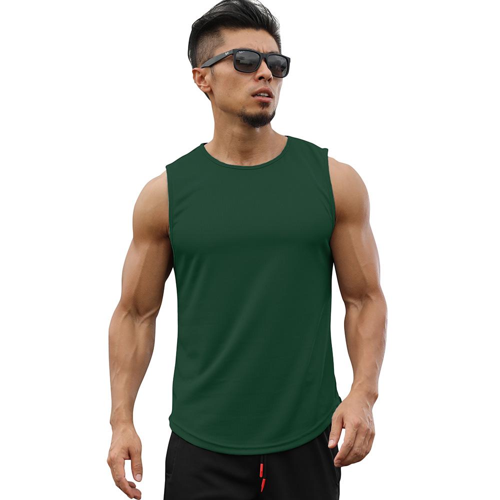 Áo thể thao nam không tay nhanh khô, tập thể thao