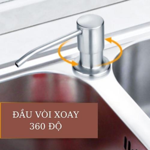 Bộ Vòi Bơm Hút Nước Dầu Rửa Bát Xà Phòng Nước Rửa Chén Tiện Lợi Có Vòi Dẫn Ống silicon Dài 1.2 Mét-Vòi dẫn nước rửa chén