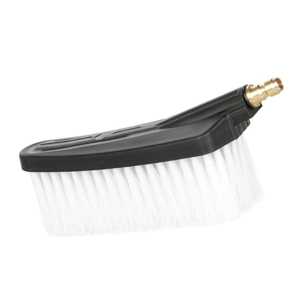 Spraying Car Cleaning 1/4'' Connector Triangle Soft Brushes Replacements