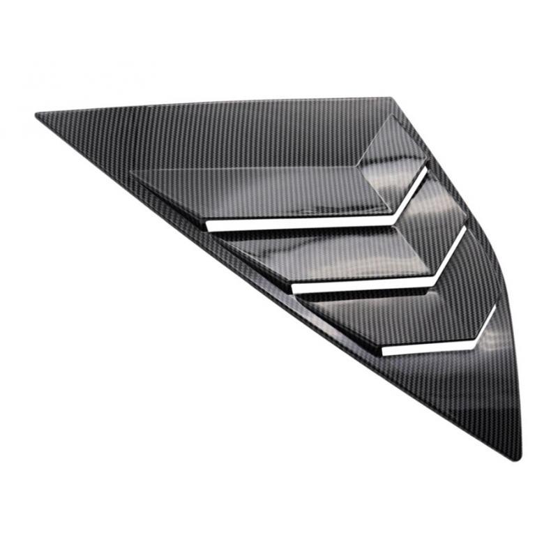 Rear Quarter Panel Window Side Louvers Vent Trim for Ford Focus Hatchback 4D