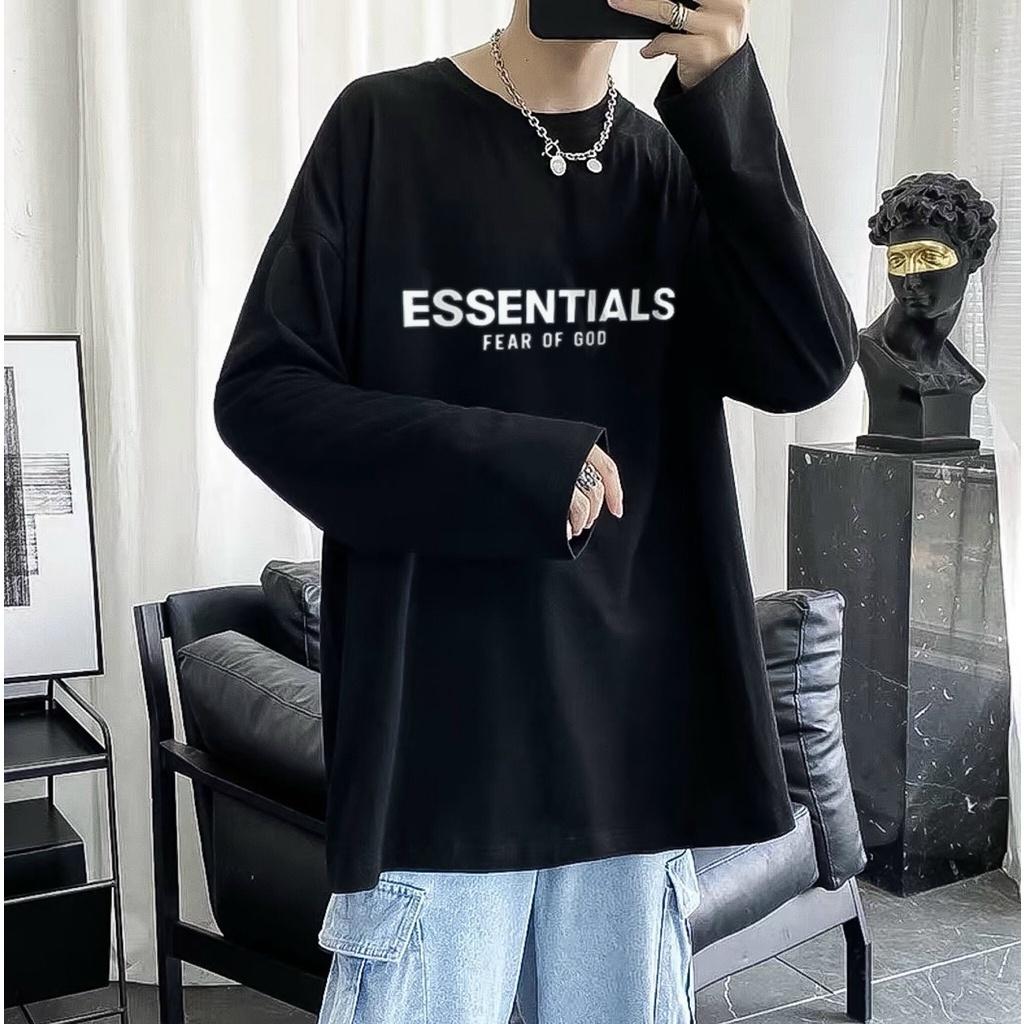 Áo thun dài tay MEANSTORE phông Unisex nam nữ tee oversize form rộng pull Ulzzang Hàn Quốc vải mềm - Hình in