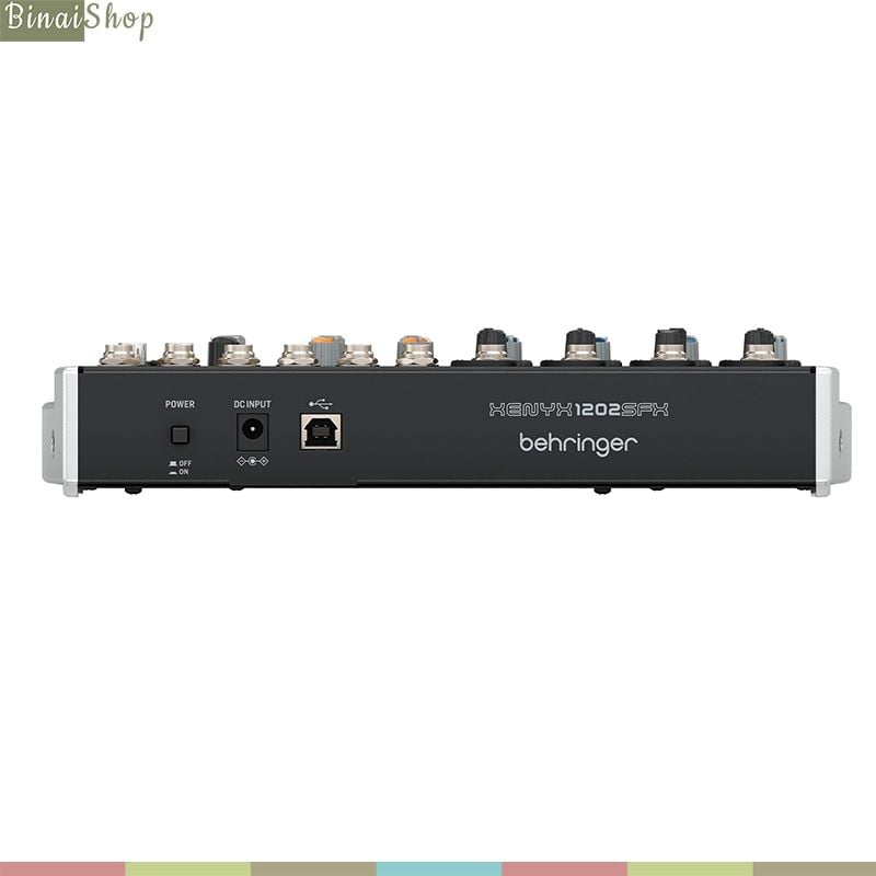 Behringer Xenyx 1202SFX - Mixer 12 Kênh USB, FX 100 Preset Dành Cho Livestream, Podcast, Thu Âm - Hàng chính hãng