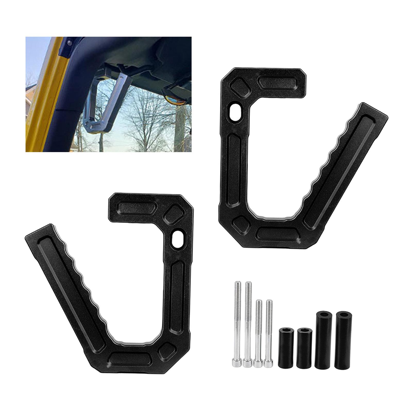 Heavy Duty Aluminum Alloy Interior Grab Handles Grips Car Decoration Supplies for Wrangler 2007-2018 Driving 2Pieces