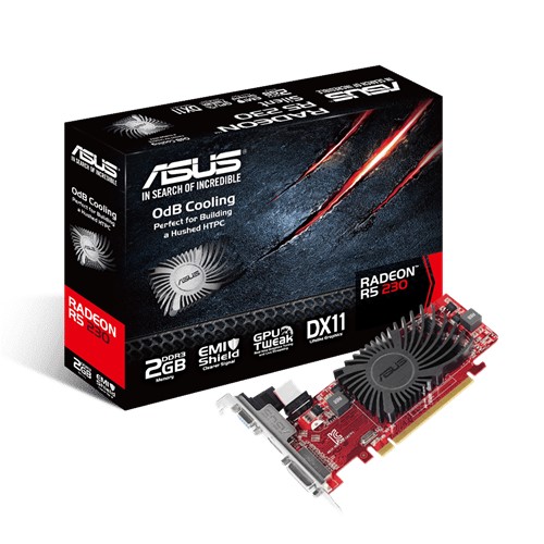 Card đồ họa VGA ASUS R5230-SL-2GD3-L / DDR3 2GB 64-bit - Hàng Chính Hãng