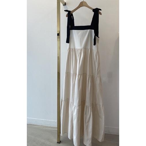 Đầm hai dây baby doll dáng dài
