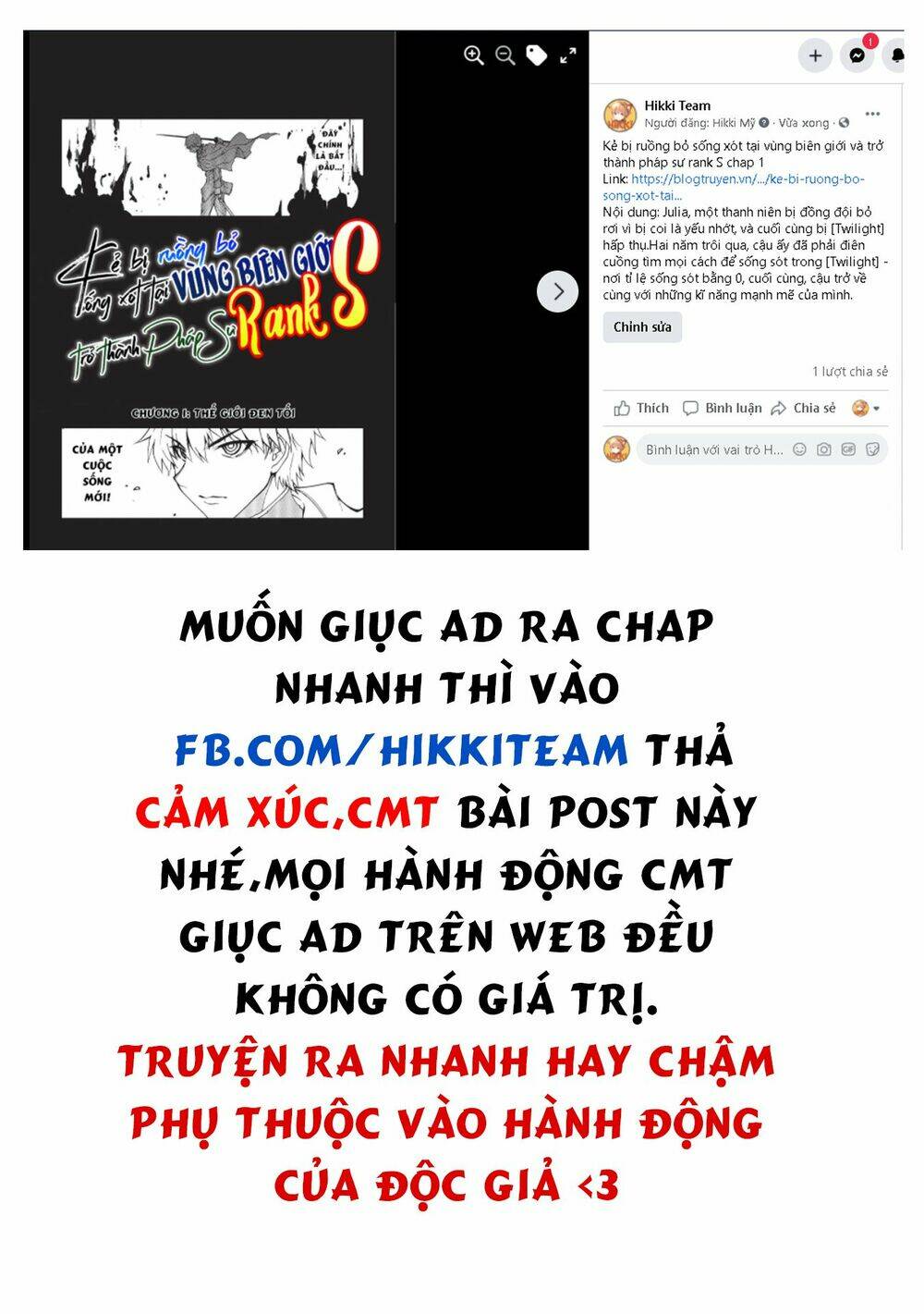 kẻ bị ruồng bỏ sống sót tại vùng biên giới và trở thành pháp sư rank s chapter 2 24