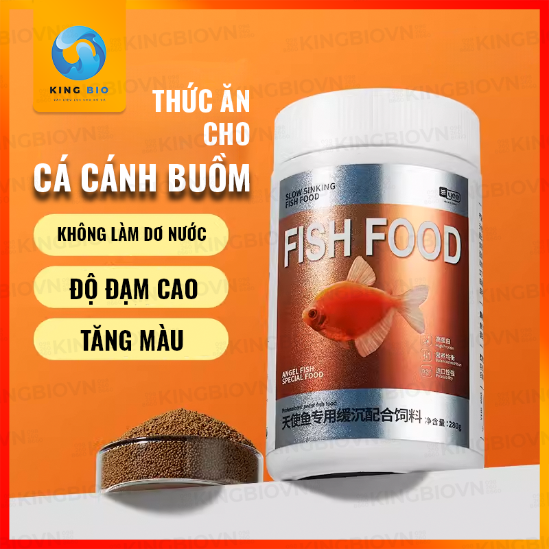 Thức ăn cân bằng dinh dưỡng cho cá cánh buồm và các loại cá nhỏ khác - cám Yee Fish Food