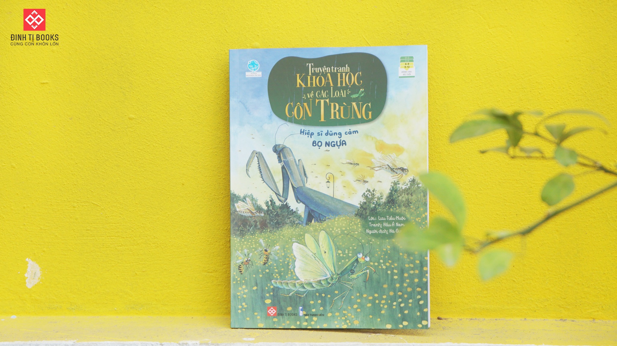 Sách - Truyện tranh khoa học về các loài côn trùng  - Đinh Tị Books