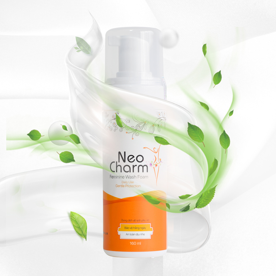 Dung dịch vệ sinh phụ nữ dạng xịt bọt cải tiến mới NEOCHARM 160ml