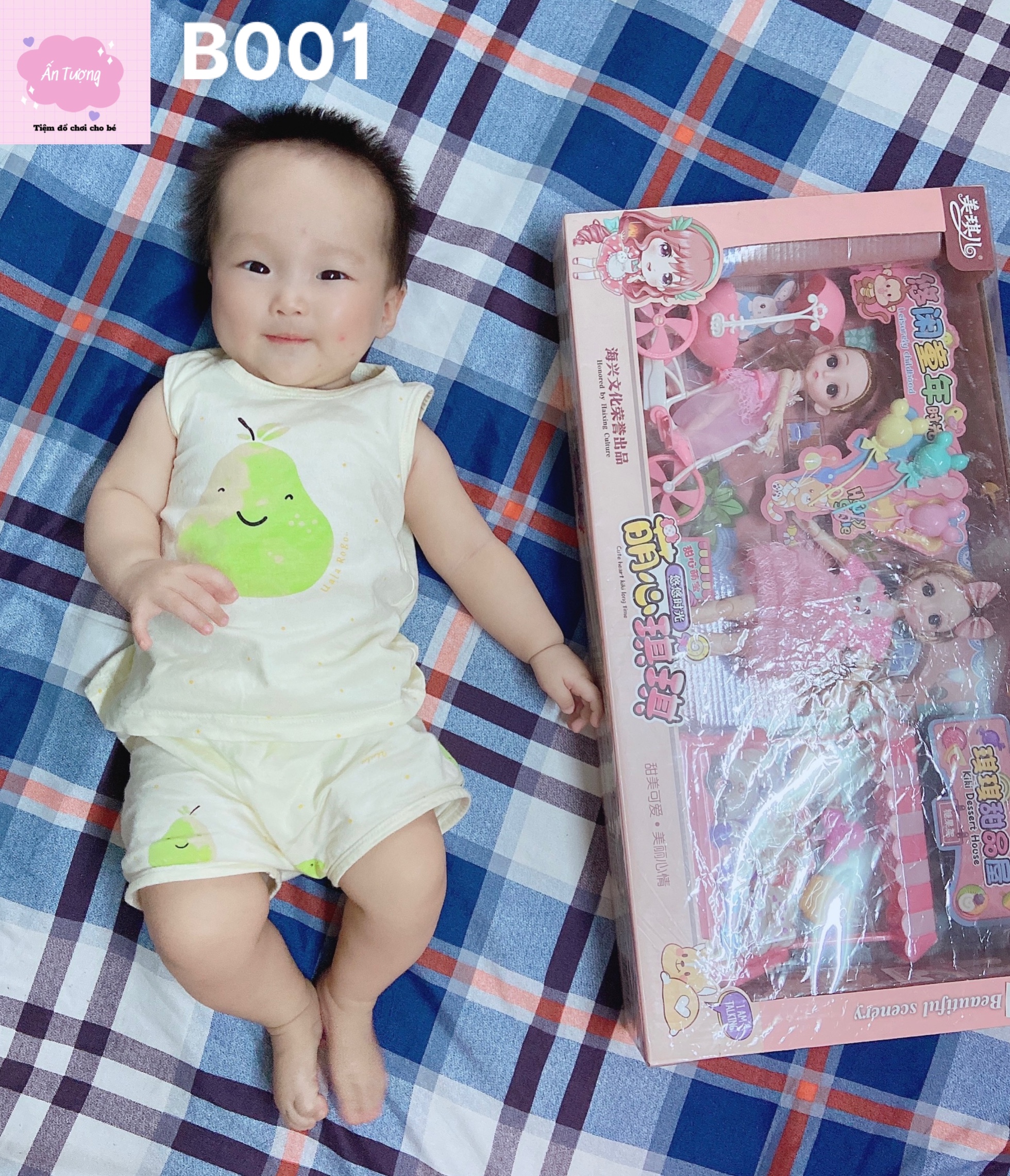 Đồ chơi bé gái - Đồ chơi búp bê- Hộp 2 bé búp bê Barbie, búp bê BJD khớp xoay xinh xắn kèm phụ kiện bóng bay,...