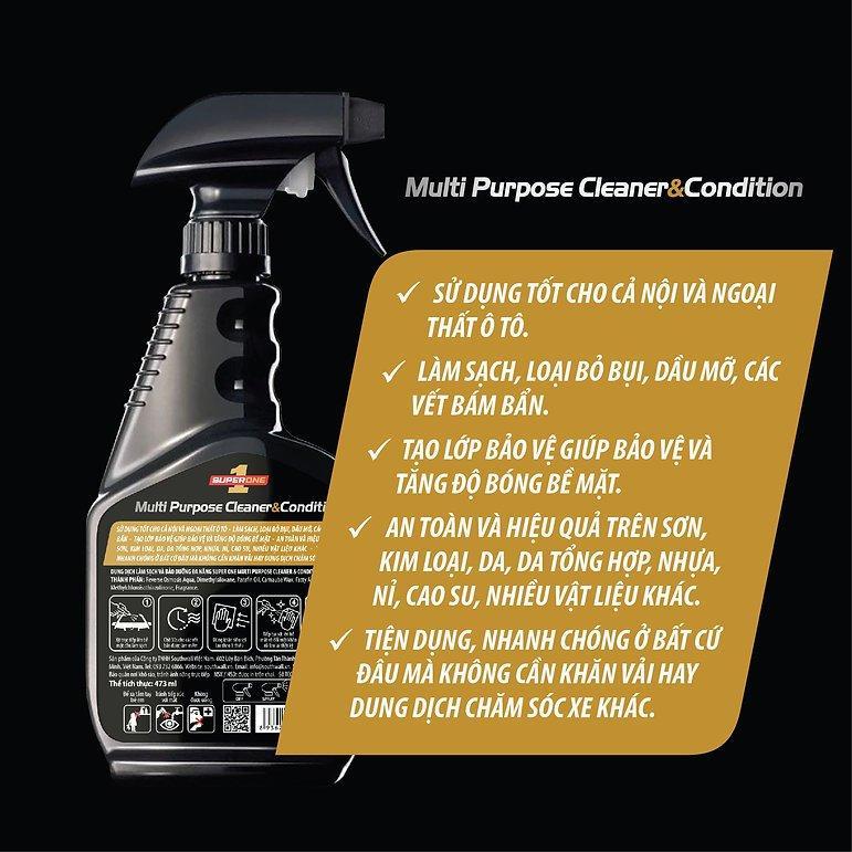 Dung Dịch Làm Sạch Và Bảo Dưỡng Đa Năng SUPERONE Multi Purpose Cleaner &amp; Condition - Universal SOUTHWALL A304