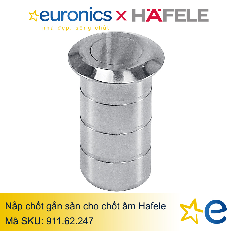 NẮP CHỐT GẮN SÀN CHO CHỐT ÂM MÀU CHROME HAFELE/911.62.247 - HÀNG CHÍNH HÃNG