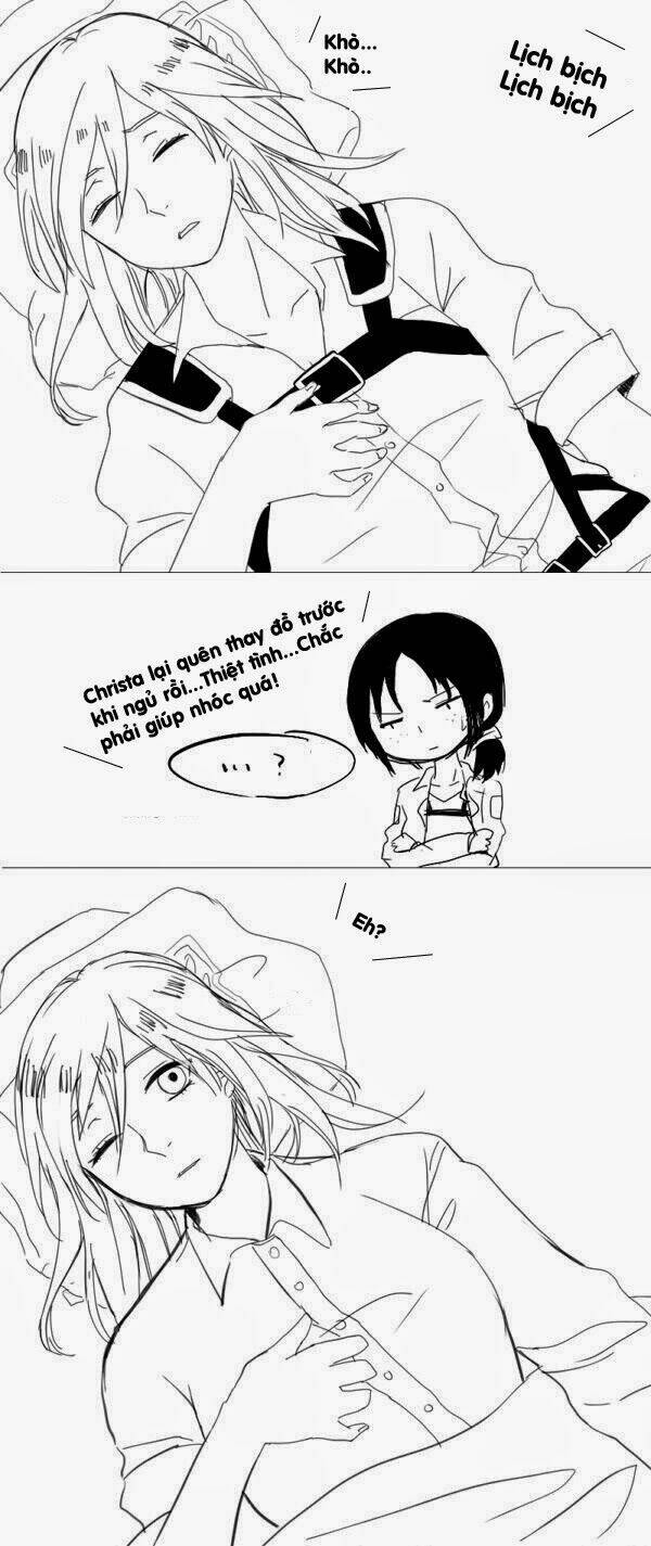 đại chiến titan - doujinshi về các cô gái chapter 23 3