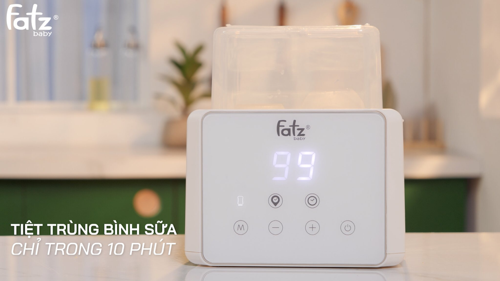 MÁY HÂM SỮA TIỆT TRÙNG ĐIỆN TỬ DUO 3 CHÍNH HÃNG FATZ BABY - FB3093VN