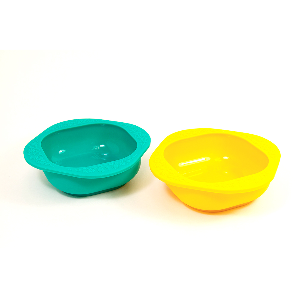 Bát ăn dặm silicon set 2 cái cho bé Marcus & Marcus