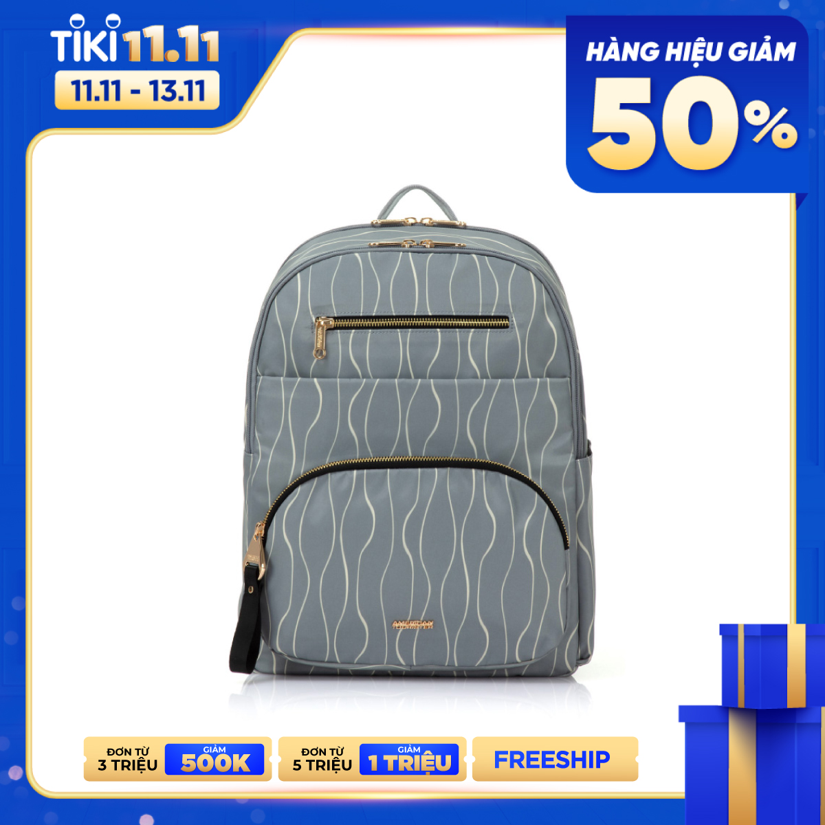 Balo Alizee IV 3 AMERICAN TOURISTER - MỸ: 2 ngăn trước tiện lợi Nội thất nhiều ngăn tiện ích Ngăn bí mật ở mặt lưng