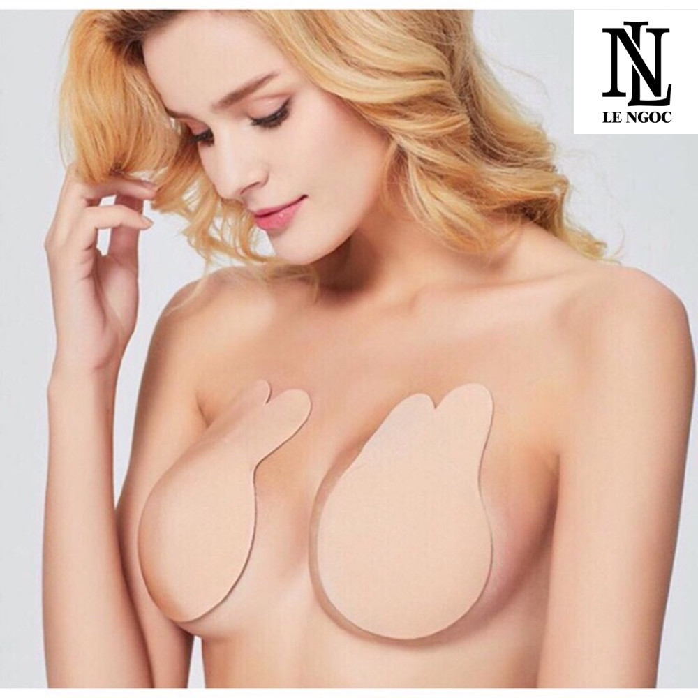 Miếng dán nâng ngực silicon hình tai thỏ- Lê Ngọc Fashion