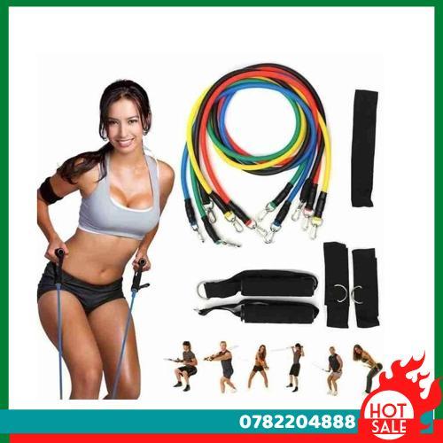 Bộ 5 Dây Ngũ Sắc Tập Full Body I Dụng Cụ Tập Gym Cao Cấp Kunosport Zn03 - CH Hương Thị Miễn Phí Vận Chuyển