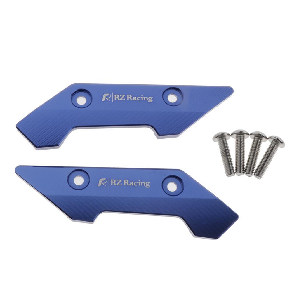 Pair Blue Motorcycle Split Windshield Side Trim For  /AEROX155