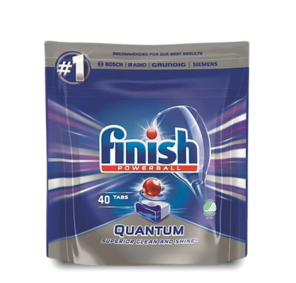 Combo 2 gói viên rửa bát finish quantum 40 viên (40x2 =80 viên)