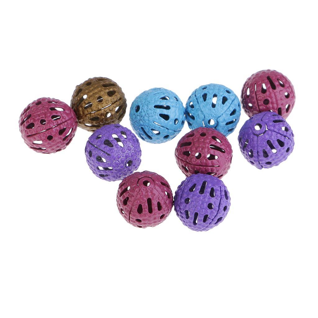 200pcs Iron Hollow Metal Beads for Craft Loose Spacer Beads Round Beads 8mm