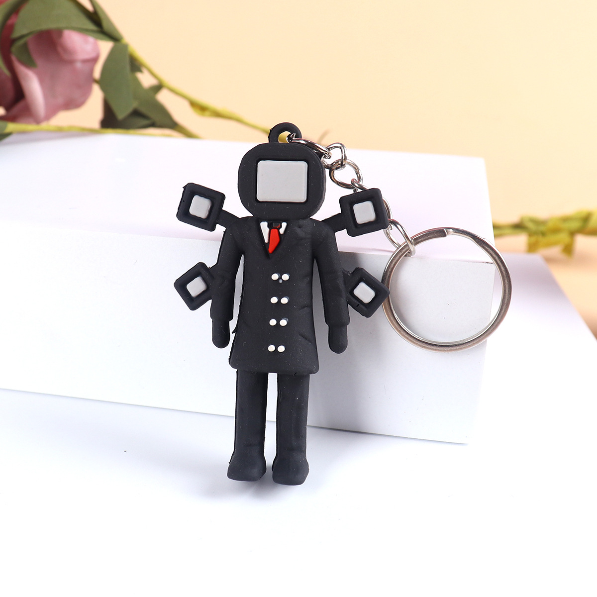 Móc khoá Silicon 5cm dễ thương-MK34A